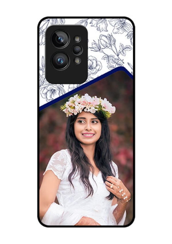 Realme GT 2 Pro Personalized Glass Phone Case - Premium Floral Design