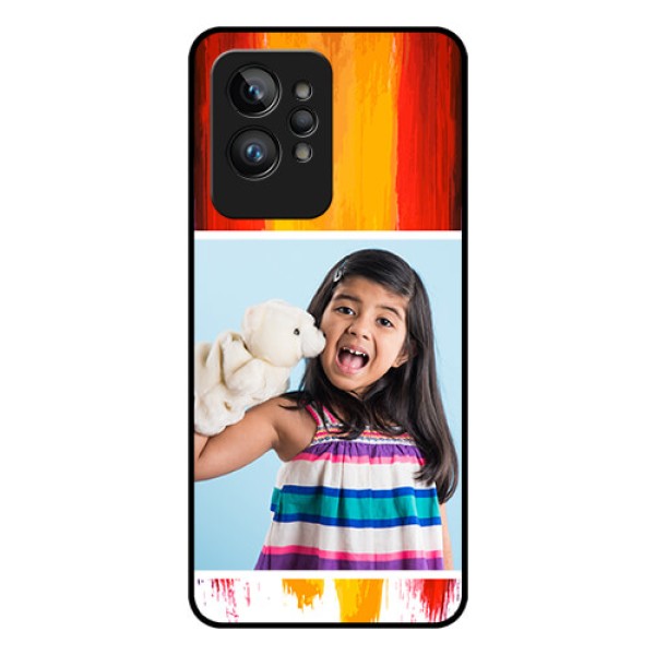 Realme GT 2 Pro Personalized Glass Phone Case - Multi Color Design