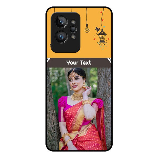 Realme GT 2 Pro Custom Glass Mobile Case - with Family Picture and Icons