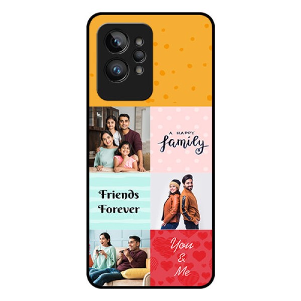 Realme GT 2 Pro Personalized Glass Phone Case - Images with Quotes Design