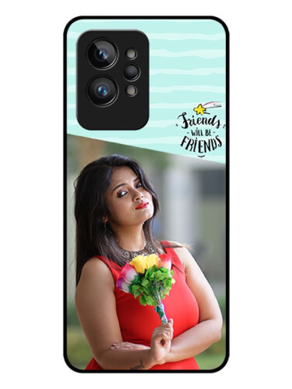 Custom Realme GT 2 Pro Custom Glass Phone Case - Friends Picture Icon Design