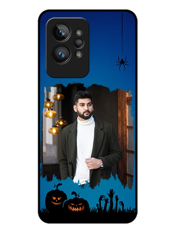 Custom Realme GT 2 Pro Photo Printing on Glass Case - with pro Halloween design
