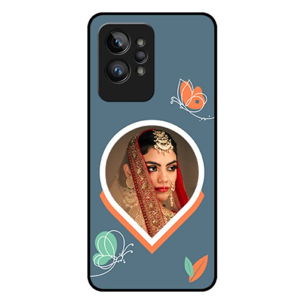 Realme Gt 2 Pro 5G Custom Glass Mobile Case - Droplet Butterflies Design Realme Gt 2 Pro 5G Custom Glass Mobile Case - Droplet Butterflies Design