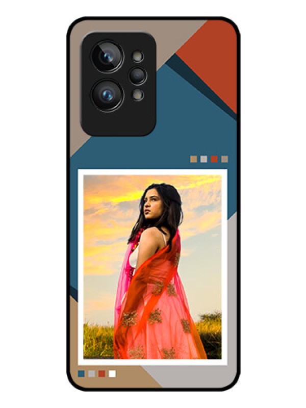Custom Realme Gt 2 Pro 5G Personalized Glass Phone Case - Retro color pallet Design