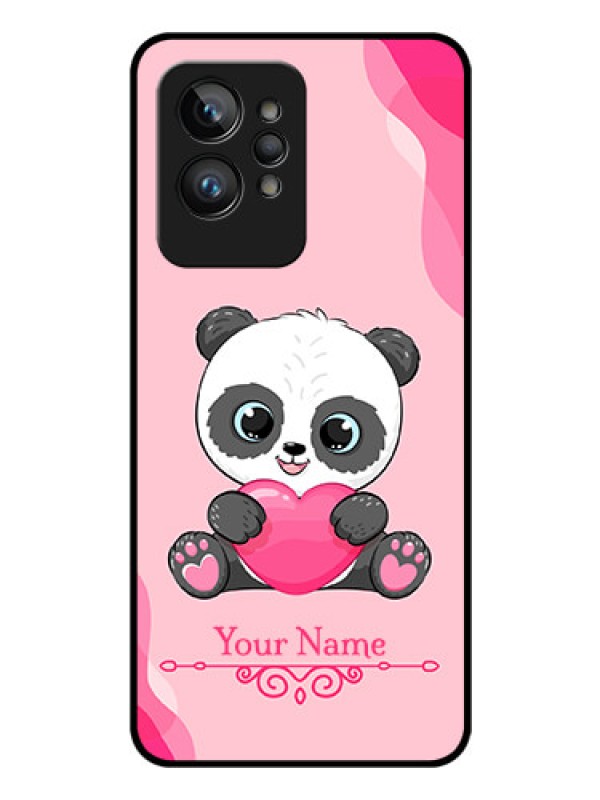 Custom Realme Gt 2 Pro 5G Custom Glass Mobile Case - Cute Panda Design