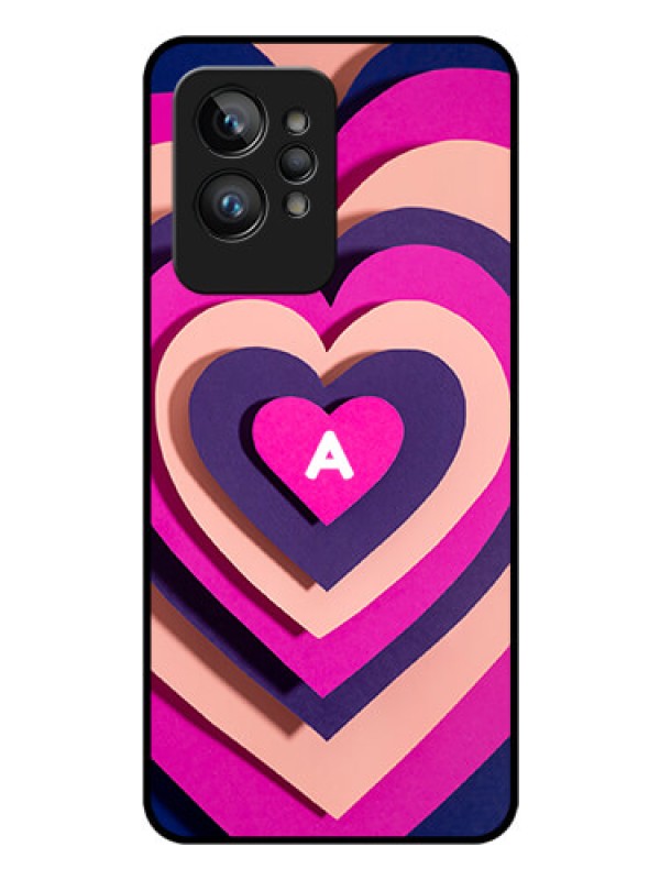 Custom Realme Gt 2 Pro 5G Custom Glass Mobile Case - Cute Heart Pattern Design