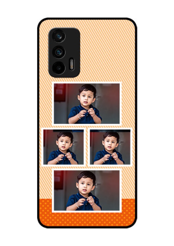 Realme GT 5G Photo Printing on Glass Case - Bulk Photos Upload Design