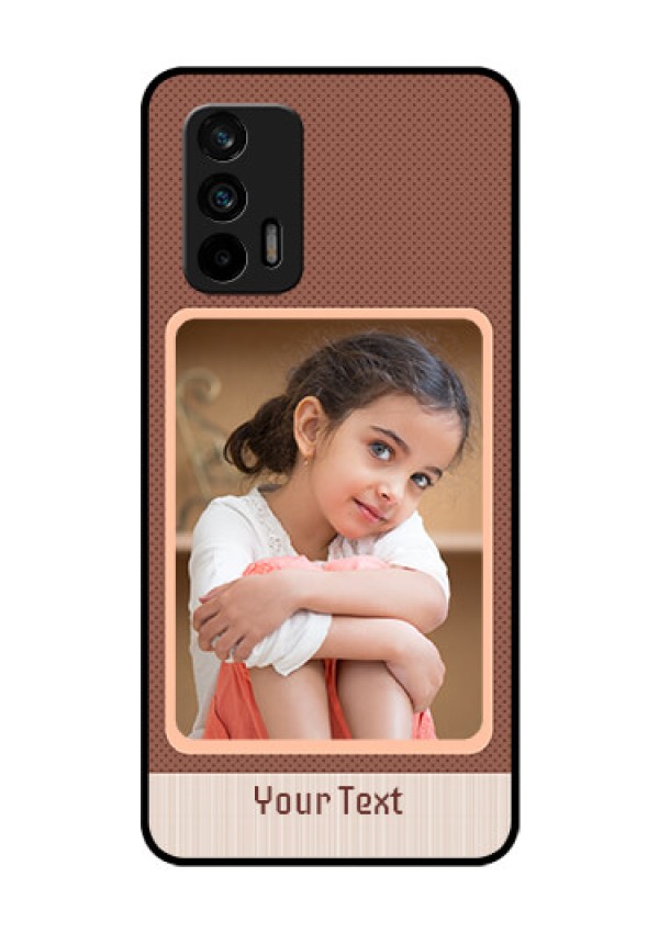 Realme GT 5G Custom Glass Phone Case - Simple Pic Upload Design