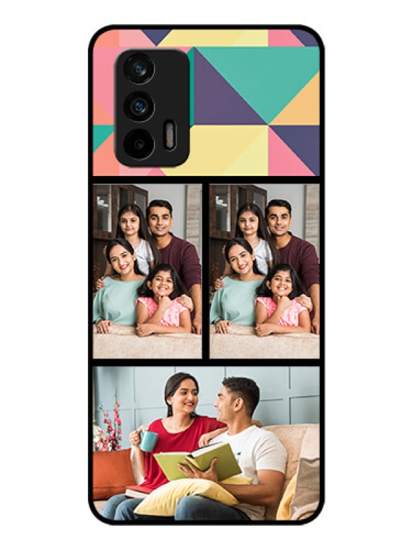 Custom Realme GT 5G Custom Glass Phone Case - Bulk Pic Upload Design