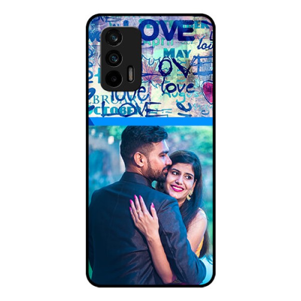 Realme GT 5G Custom Glass Mobile Case - Colorful Love Design