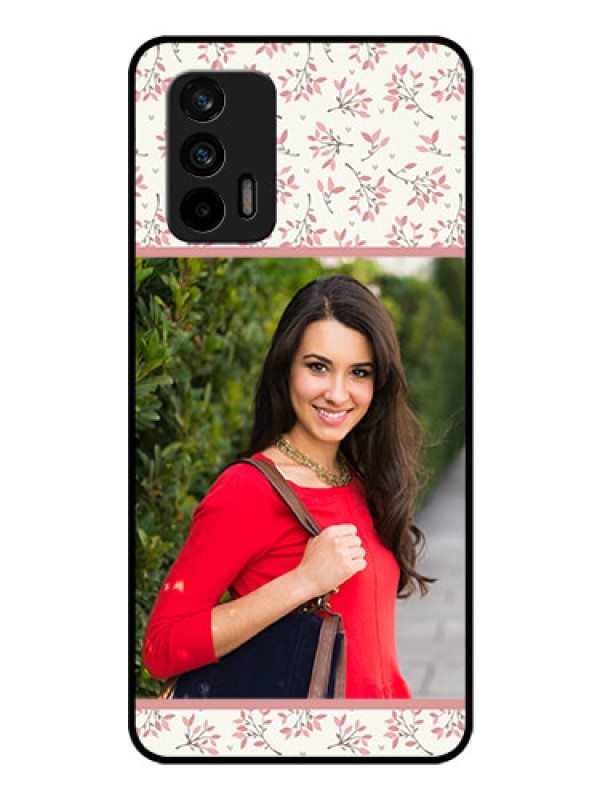 Custom Realme GT 5G Custom Glass Phone Case - Premium Floral Design