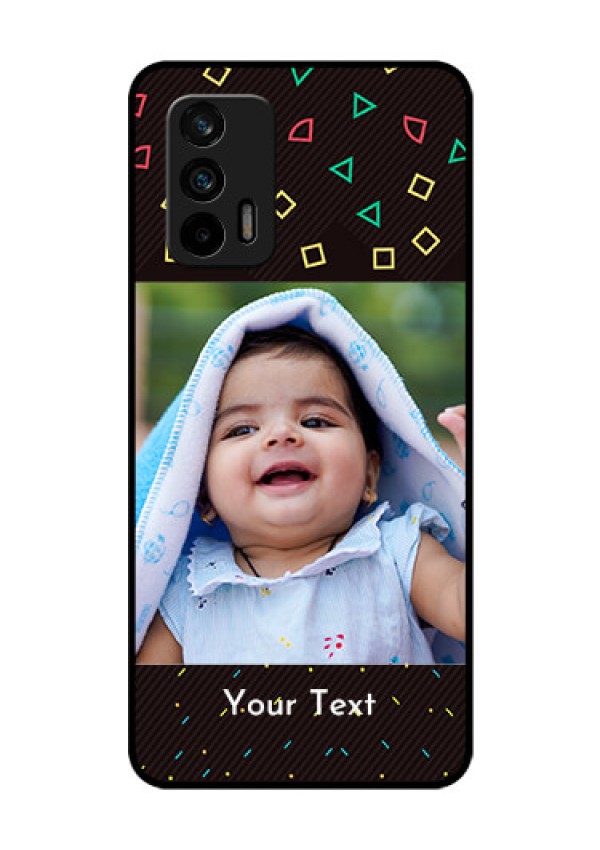Realme GT 5G Custom Glass Phone Case - with confetti birthday design