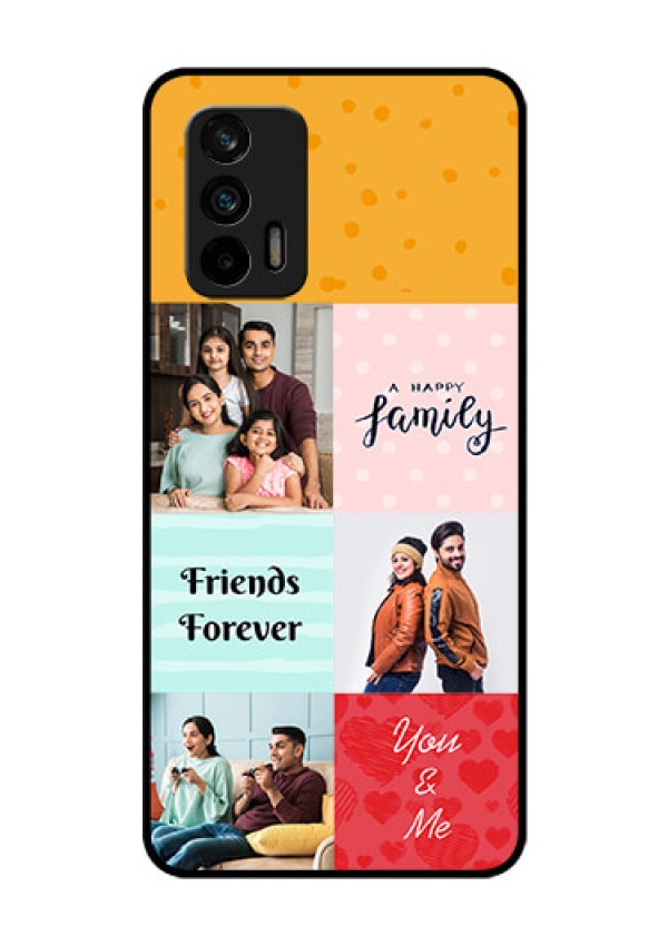 Realme GT 5G Personalized Glass Phone Case - Images with Quotes Design