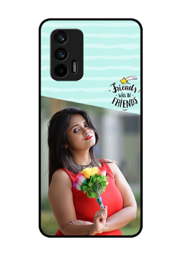 Realme GT 5G Custom Glass Phone Case - Friends Picture Icon Design