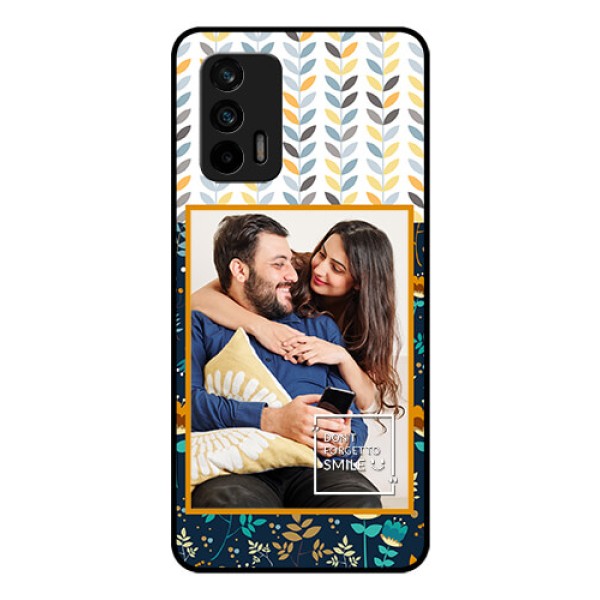 Realme GT 5G Custom Glass Mobile Case - Pattern Design