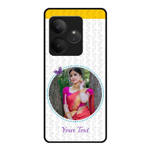 Realme GT 6 Custom Glass Phone CaseGirls Premium Case Design