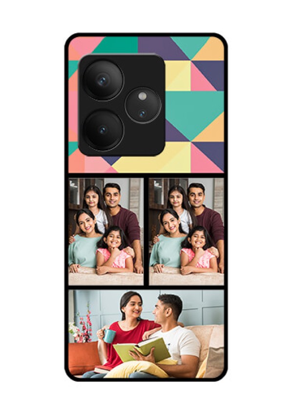 Realme GT 6 Custom Glass Phone CaseBulk Pic Upload Design