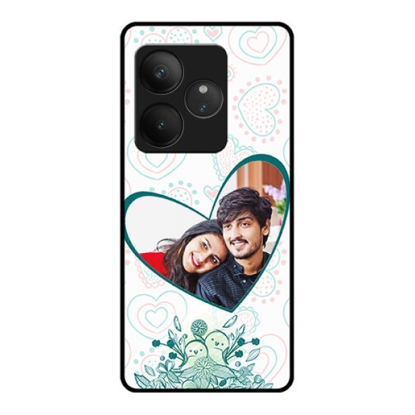 Realme GT 6 Custom Glass Phone CasePremium Couple Design Realme GT 6 Custom Glass Phone CasePremium Couple Design