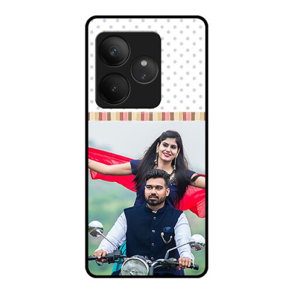 Realme GT 6 Custom Glass Phone CaseCute Family Design