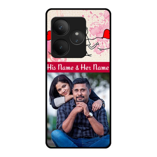 Realme GT 6 Custom Glass Phone CaseYou And Me Case Design Realme GT 6 Custom Glass Phone CaseYou And Me Case Design