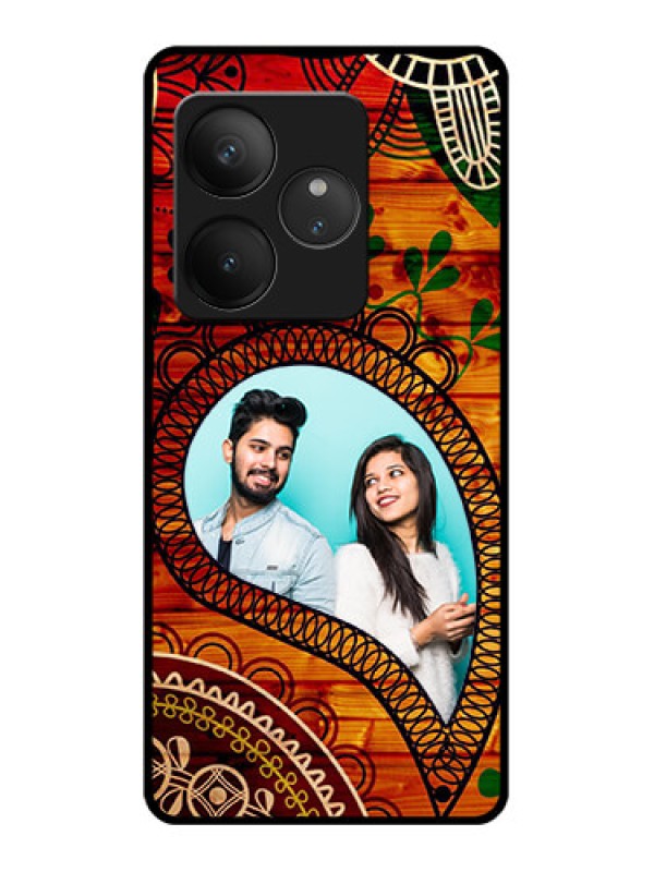 Custom Realme GT 6 Custom Glass Phone CaseAbstract Colorful Design