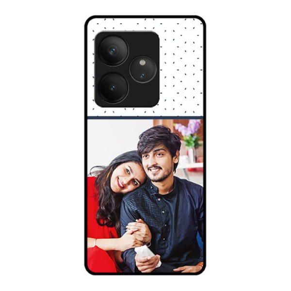 Realme GT 6 Custom Glass Phone CasePremium Dot Design