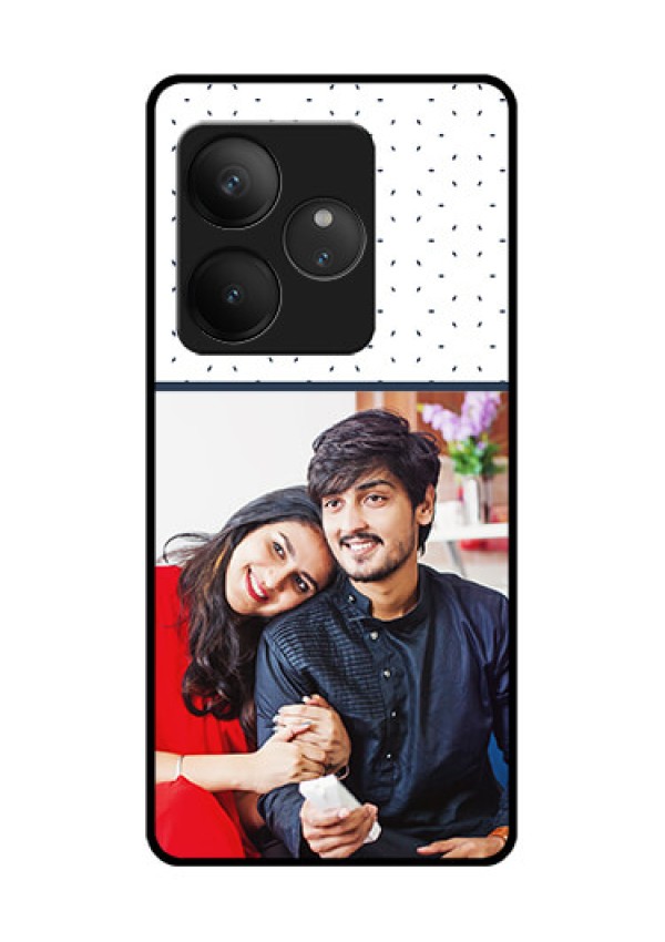 Realme GT 6 Custom Glass Phone CasePremium Dot Design