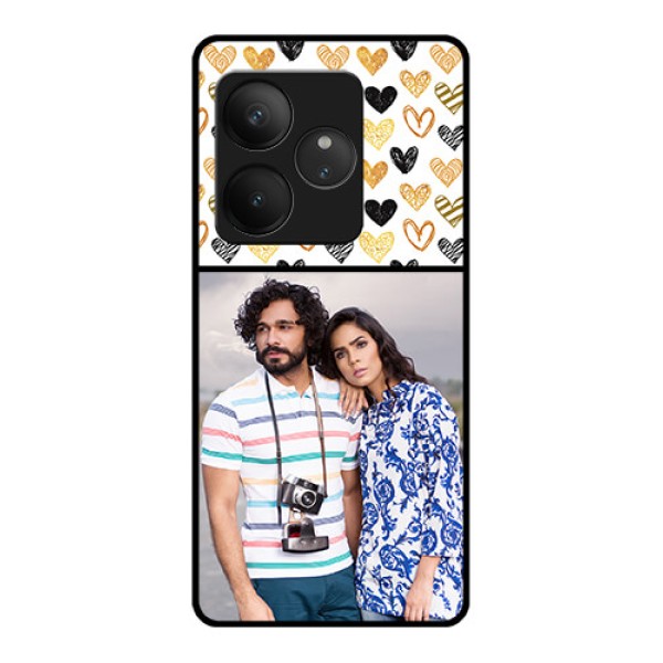 Realme GT 6 Custom Glass Phone CaseLove Symbol Design