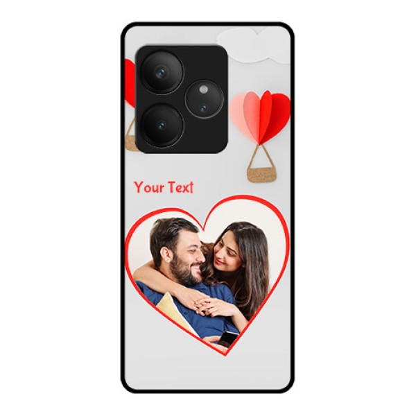 Realme GT 6 Custom Glass Phone CaseParachute Love Design