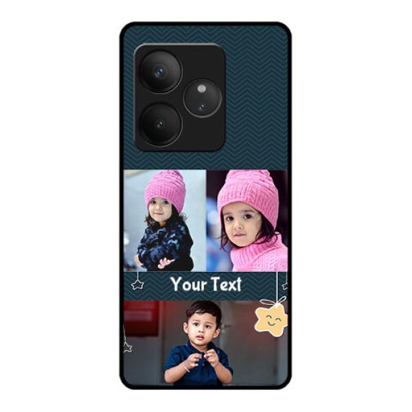 Realme GT 6 Custom Glass Phone CaseHanging Stars Design