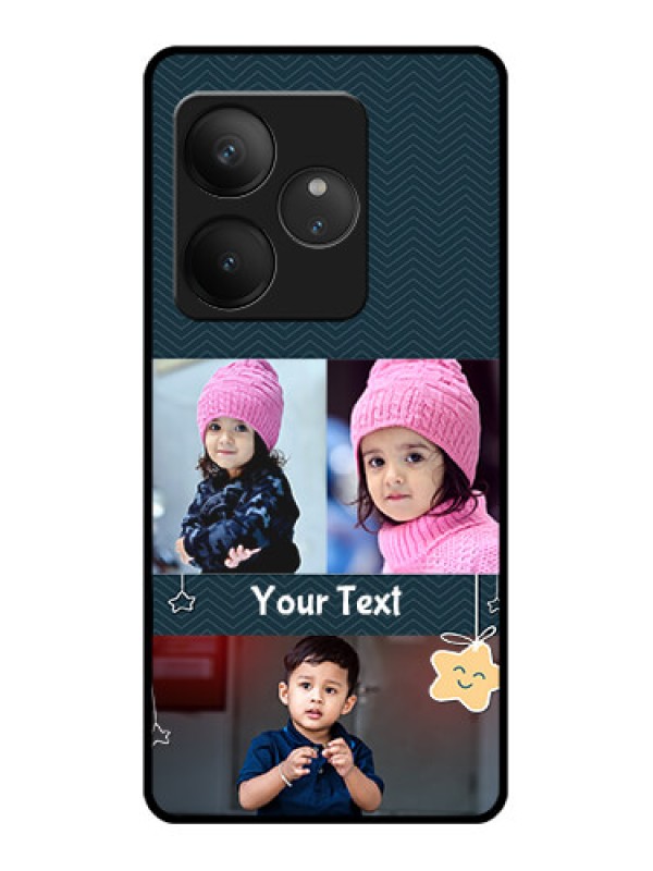 Custom Realme GT 6 Custom Glass Phone CaseHanging Stars Design