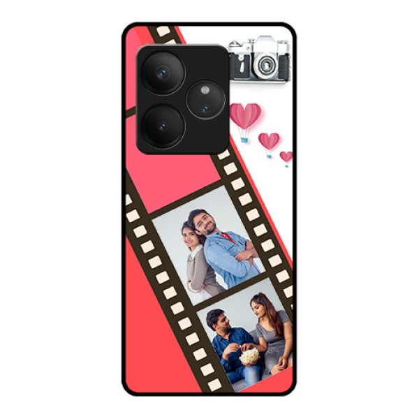 Realme GT 6 Custom Glass Phone Case3 Image Holder With Film Reel Realme GT 6 Custom Glass Phone Case3 Image Holder With Film Reel