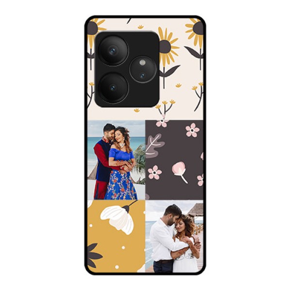 Realme GT 6 Custom Glass Phone Case3 Images With Floral Design Realme GT 6 Custom Glass Phone Case3 Images With Floral Design