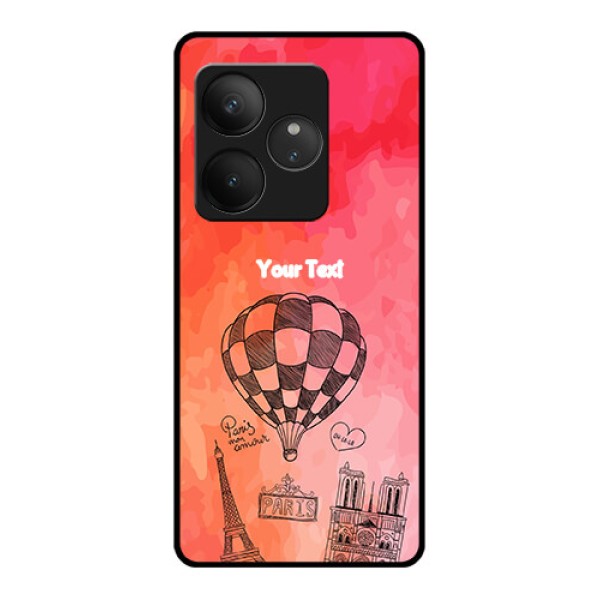 Realme GT 6 Custom Glass Phone CaseParis Theme Design