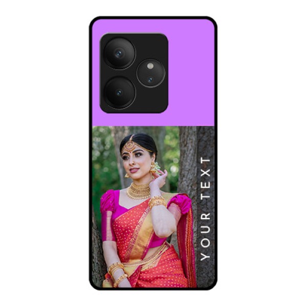 Realme GT 6 Custom Glass Phone CaseBirthday Icons Design