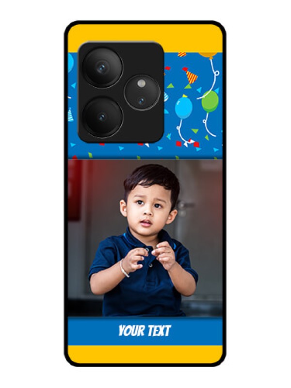 Custom Realme GT 6 Custom Glass Phone CaseBirthday Wishes Design