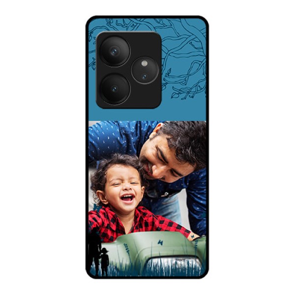 Realme GT 6 Custom Glass Phone CaseBest Dad Design