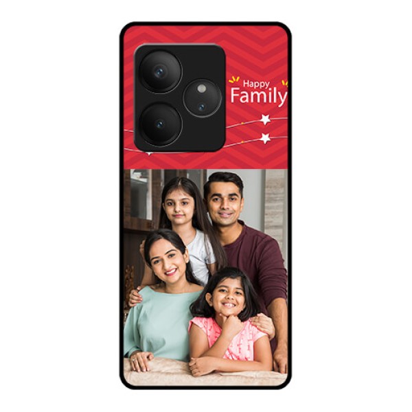 Realme GT 6 Custom Glass Phone CaseHappy Family Design