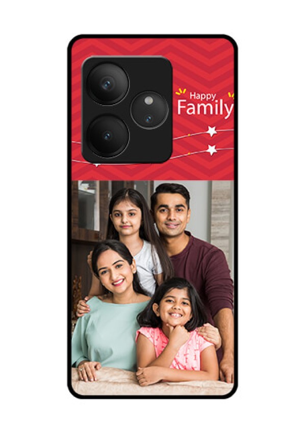 Realme GT 6 Custom Glass Phone CaseHappy Family Design