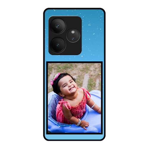 Realme GT 6 Custom Glass Phone CaseWave Pattern Colorful Design