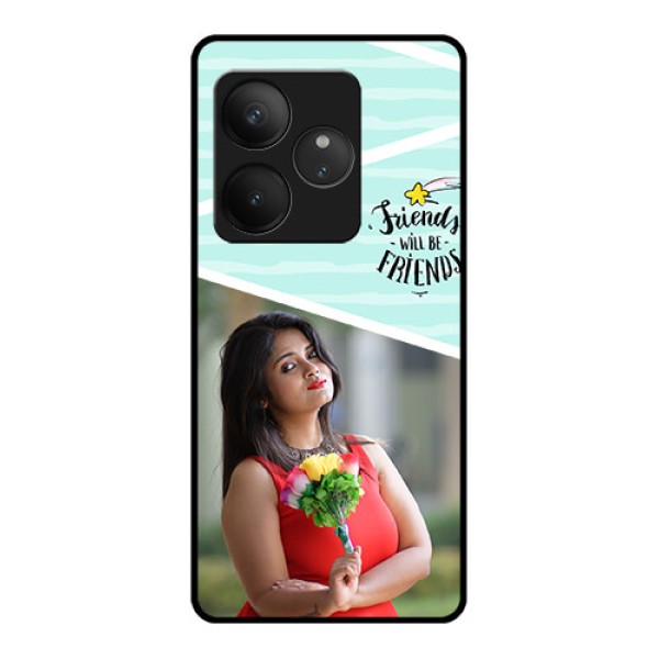 Realme GT 6 Custom Glass Phone CaseFriends Picture Icon Design Realme GT 6 Custom Glass Phone CaseFriends Picture Icon Design