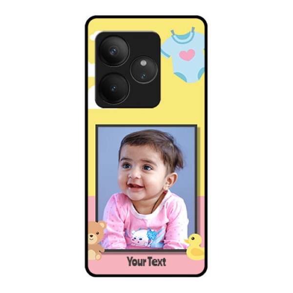 Realme GT 6 Custom Glass Phone CaseKids 2 Color Design