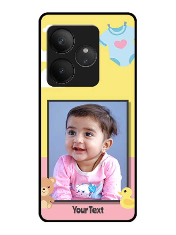 Custom Realme GT 6 Custom Glass Phone CaseKids 2 Color Design