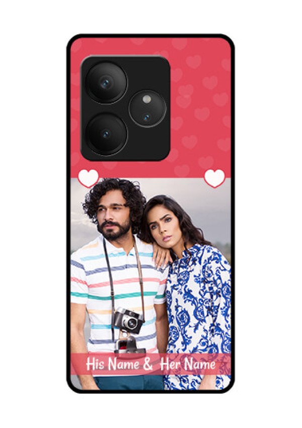 Realme GT 6 Custom Glass Phone CaseSimple Love Design
