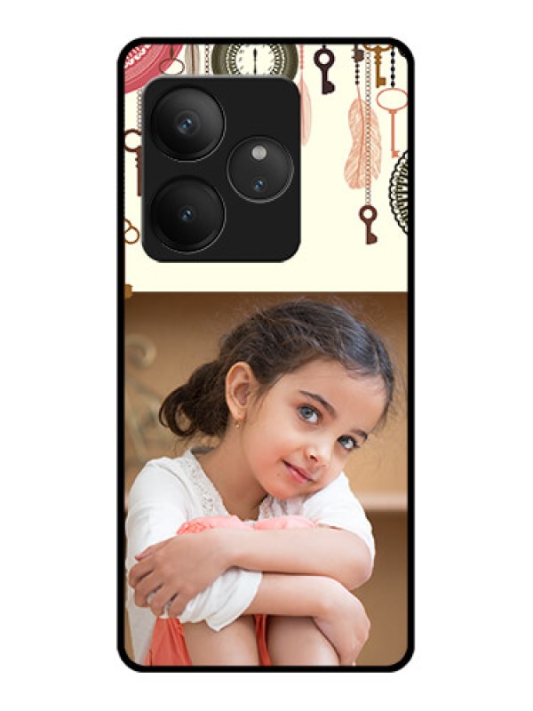 Custom Realme GT 6 Custom Glass Phone CaseBoho Style Design