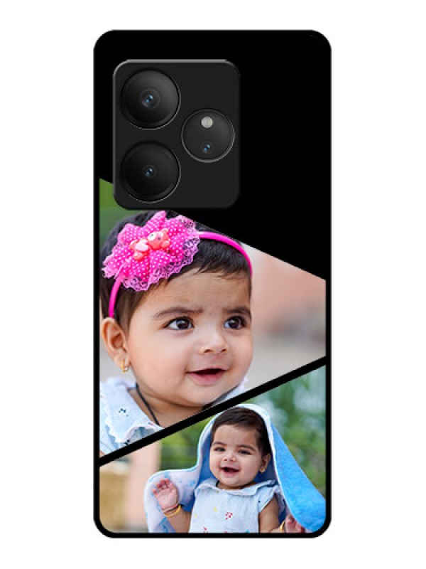 Custom Realme GT 6 Custom Glass Phone CaseSemi Cut Design