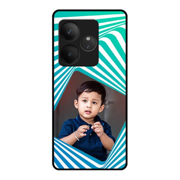 Realme GT 6 Custom Glass Phone CaseAbstract Spiral Design