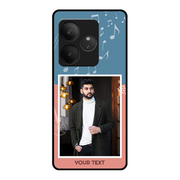 Realme GT 6 Custom Glass Phone CaseWith Color Musical Note Design Realme GT 6 Custom Glass Phone CaseWith Color Musical Note Design