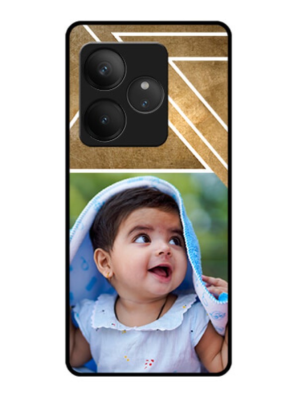 Custom Realme GT 6 Custom Glass Phone CaseGradient Abstract Texture Design