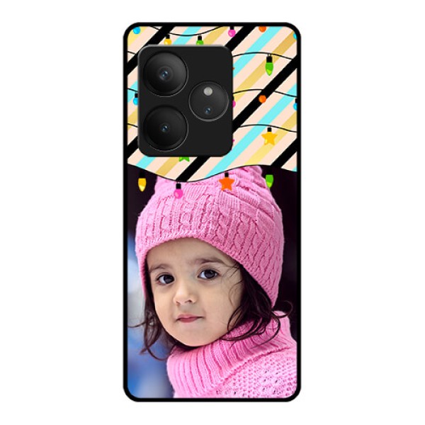 Realme GT 6 Custom Glass Phone CaseLights Hanging Design